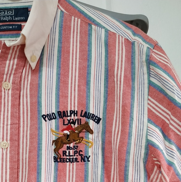 Vintage Polo Ralph Lauren Custom Fit Shirt (M) - Picture 5 of 11